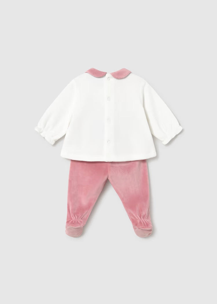 Conjunto polaina tundosado