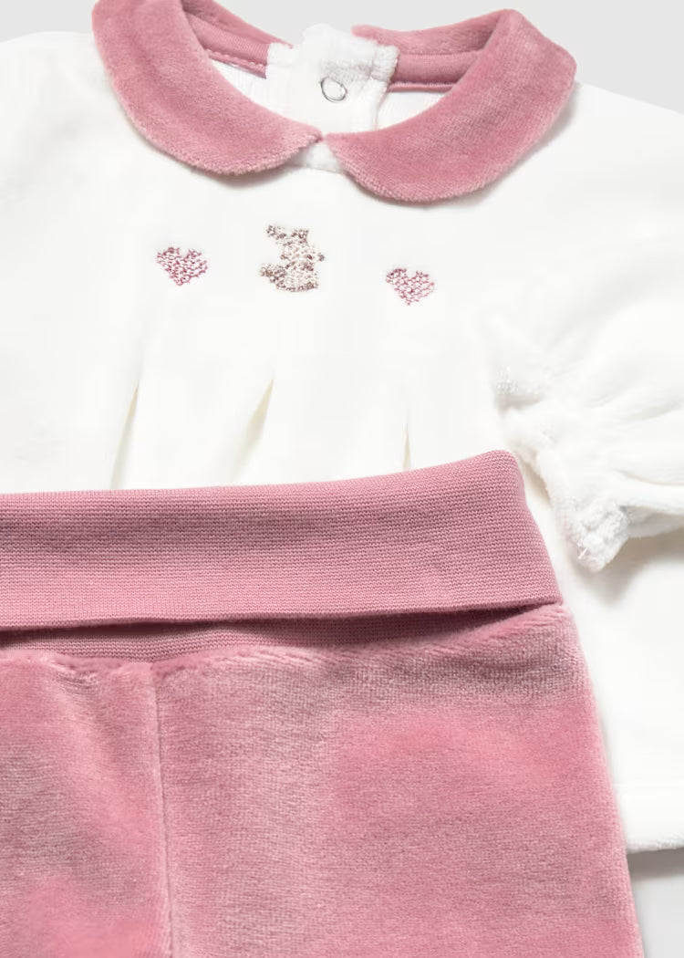 Conjunto polaina tundosado
