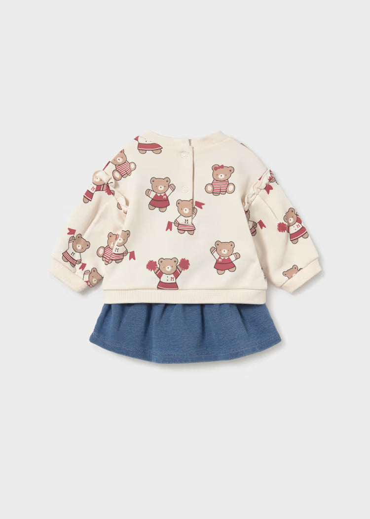 Conjunto 4 piezas bebé niña