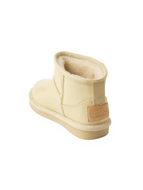 Bota Australiana charol beige
