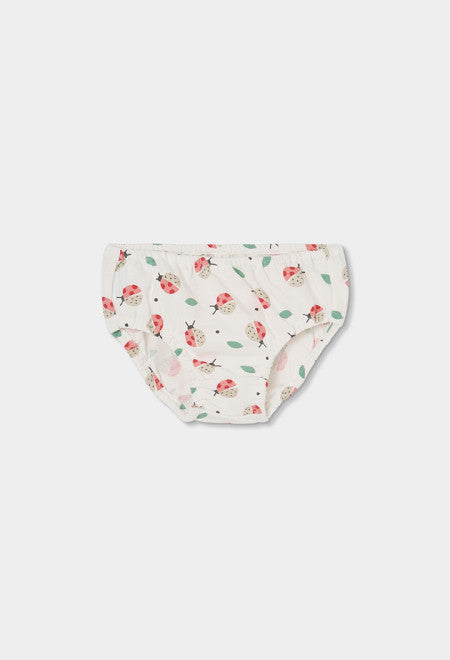 Vestido punto estampado de bebé con ranita