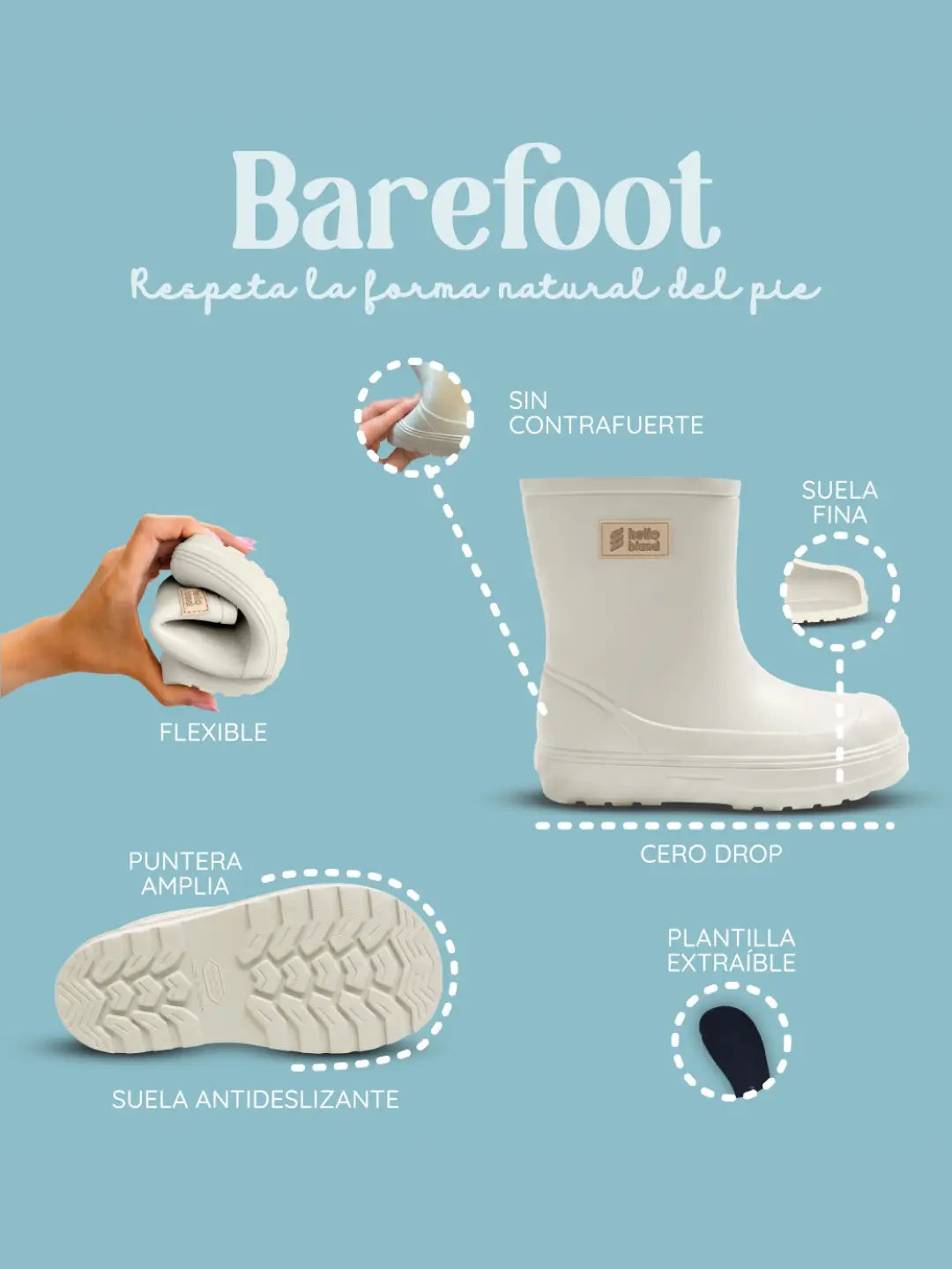 Bota de agua respetuosa Hellobland