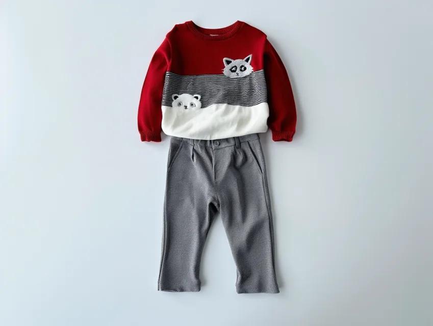 Conjunto Pantalon Largo Y Jersey Bebe Niño