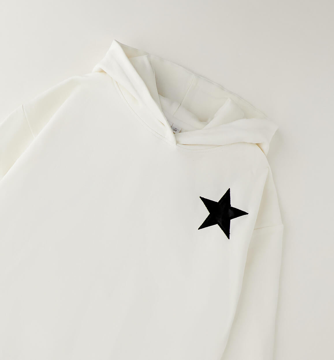 Sudadera capucha estampado trasero
