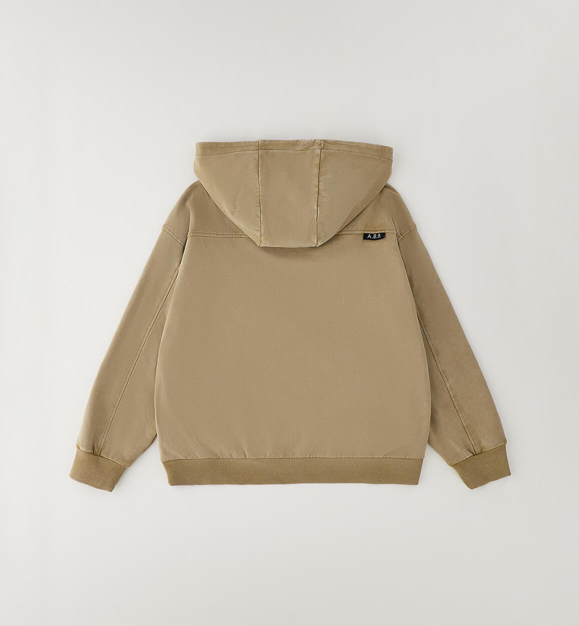 Sudadera capucha efecto lavado