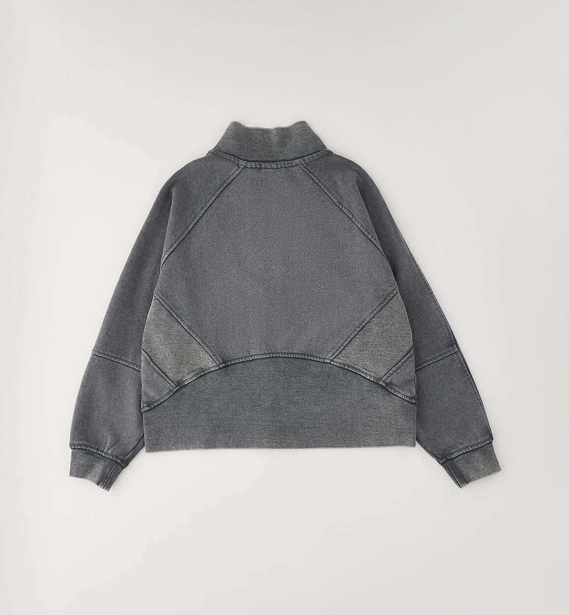 Sudadera cremallera sin capucha estilo bomber