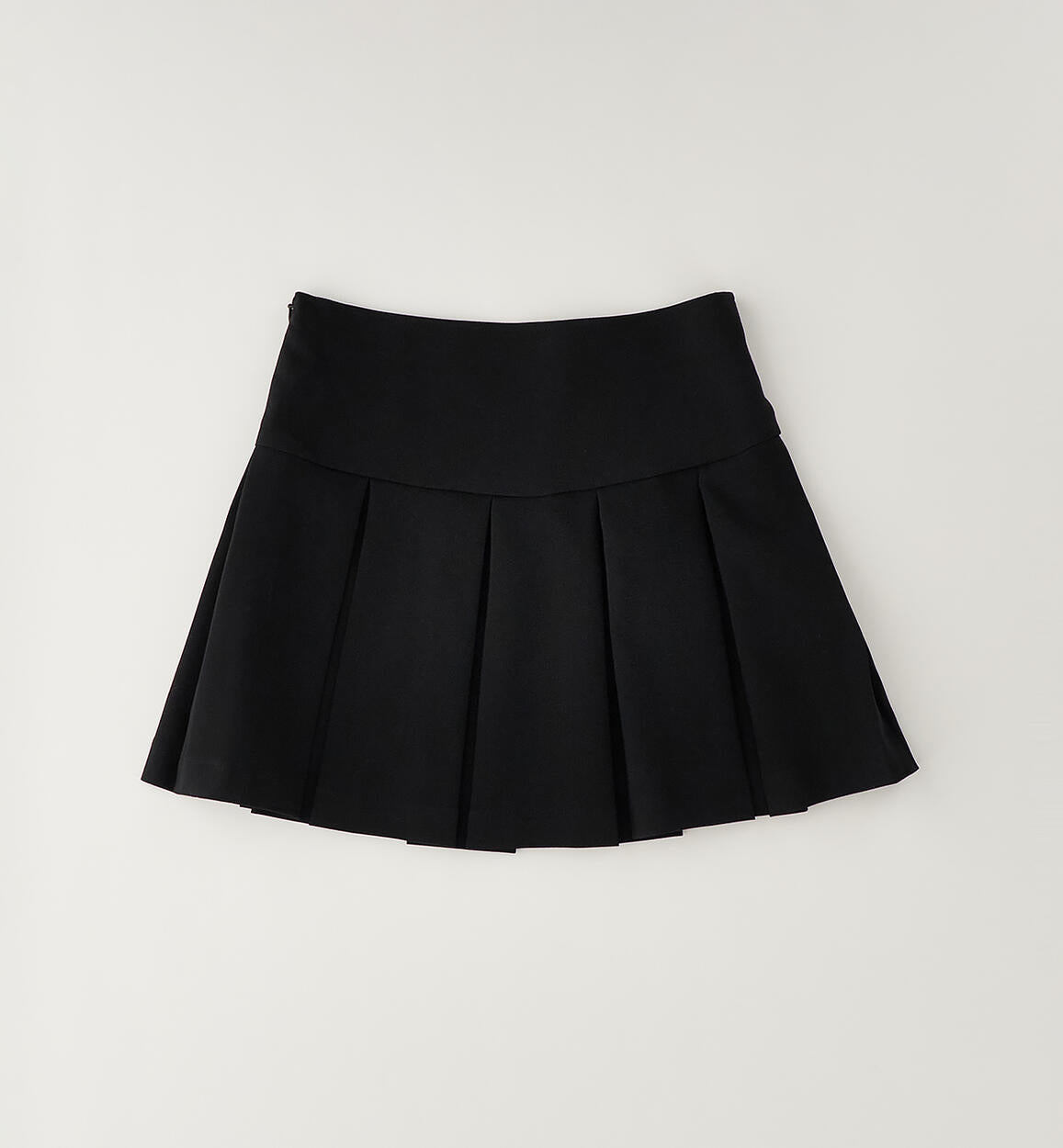 Falda plisada de punto tricotosa