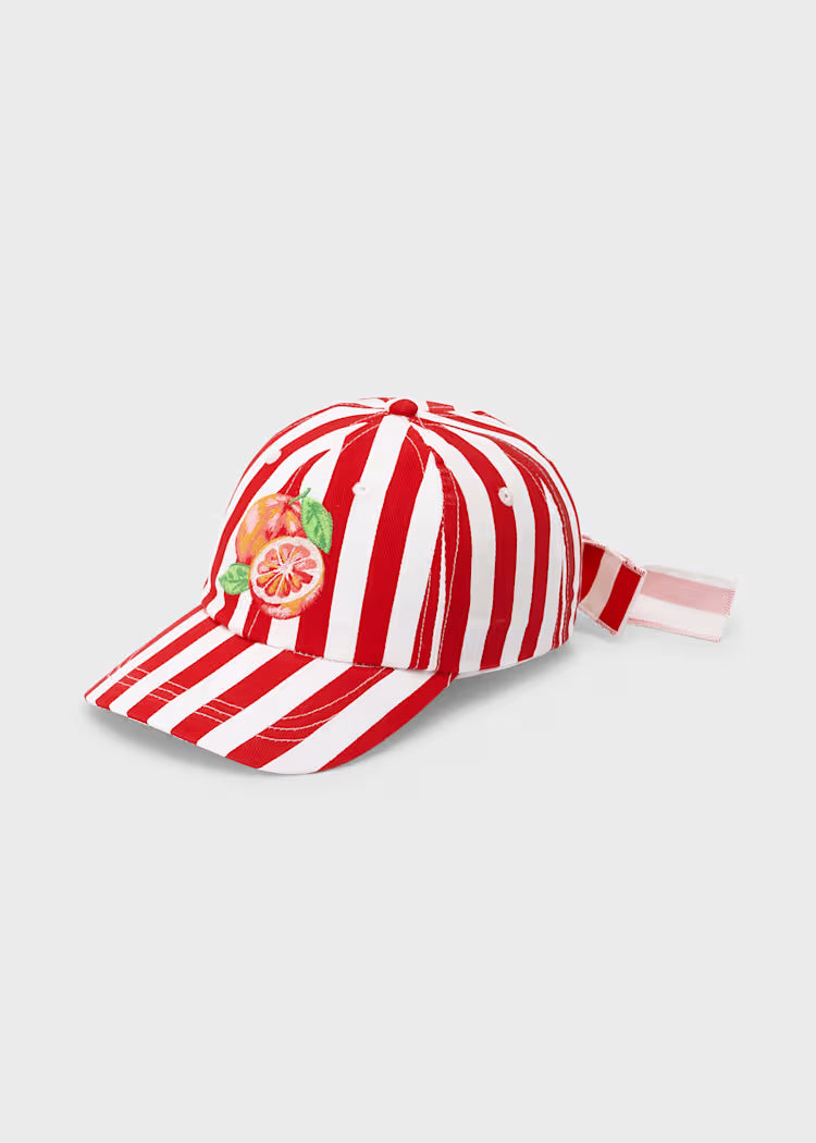 Gorra cierre lazo niña