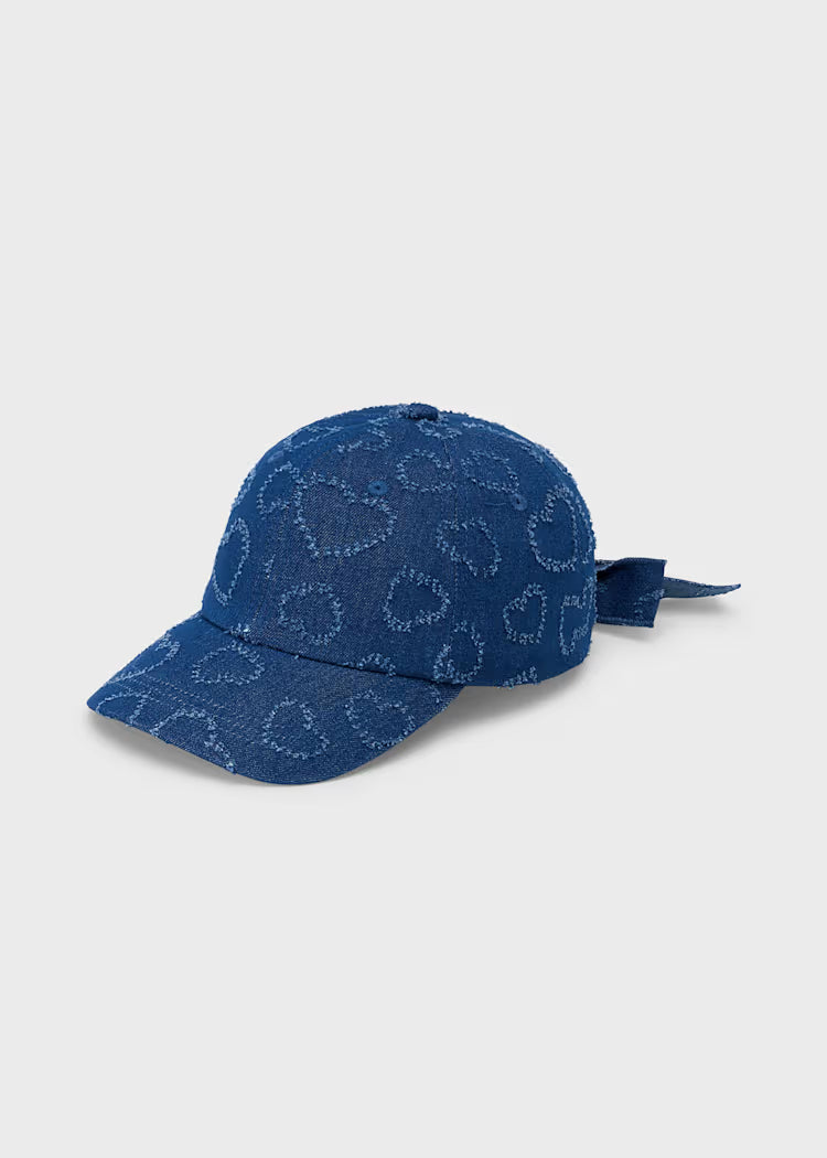 Gorra cierre lazo niña