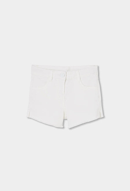 Short sarga elástica de niña