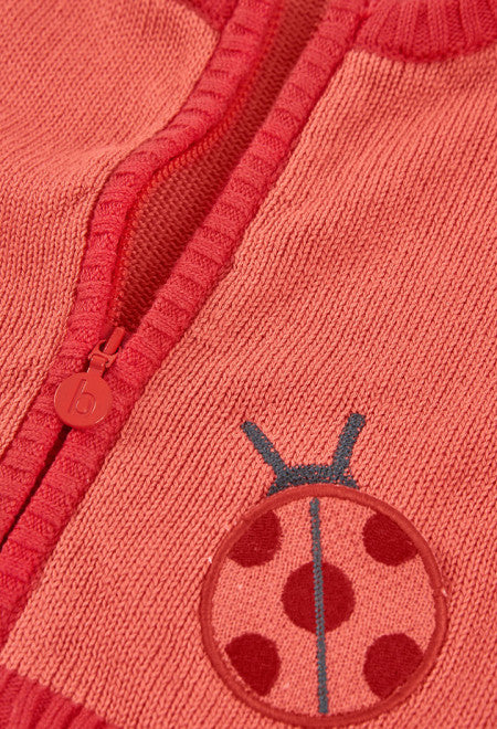 Chaqueta tricotosa de bebé niña
