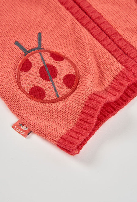 Chaqueta tricotosa de bebé niña