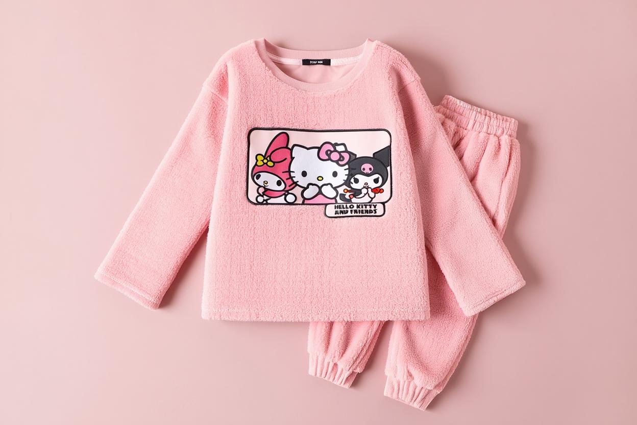 Pijama Coralina Kitty Y Amigos