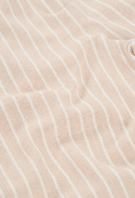 Pantalón  niña lino listado