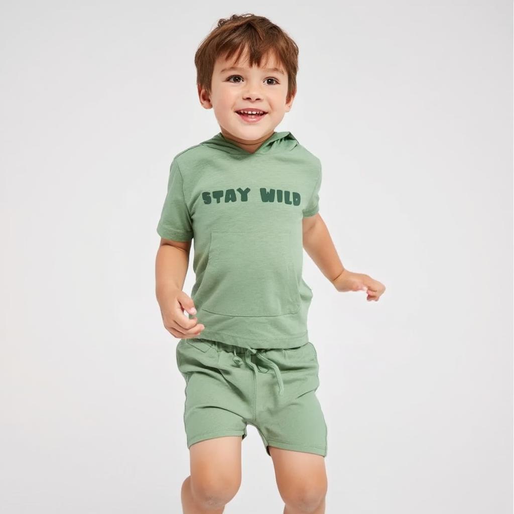Conjunto Camiseta y Pantalón Corto IDO Stay Wild