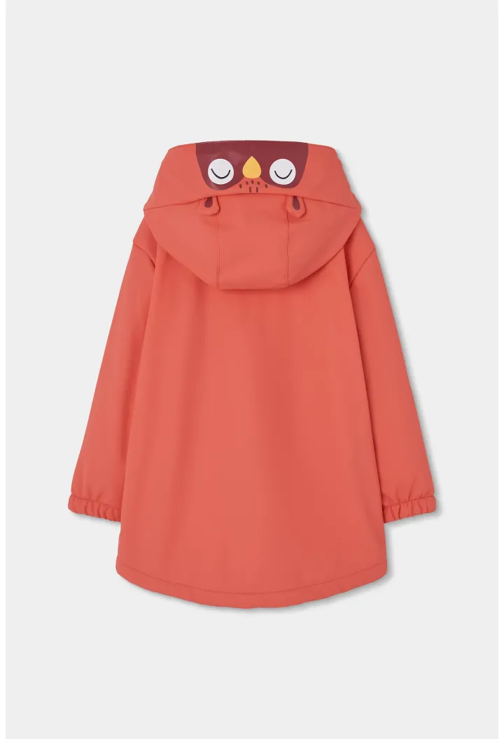 Impermeable chubasquero con capucha de niña