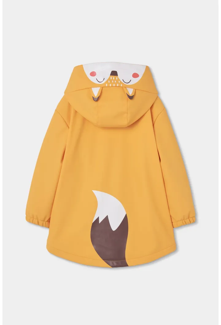Impermeable chubasquero con capucha de niño