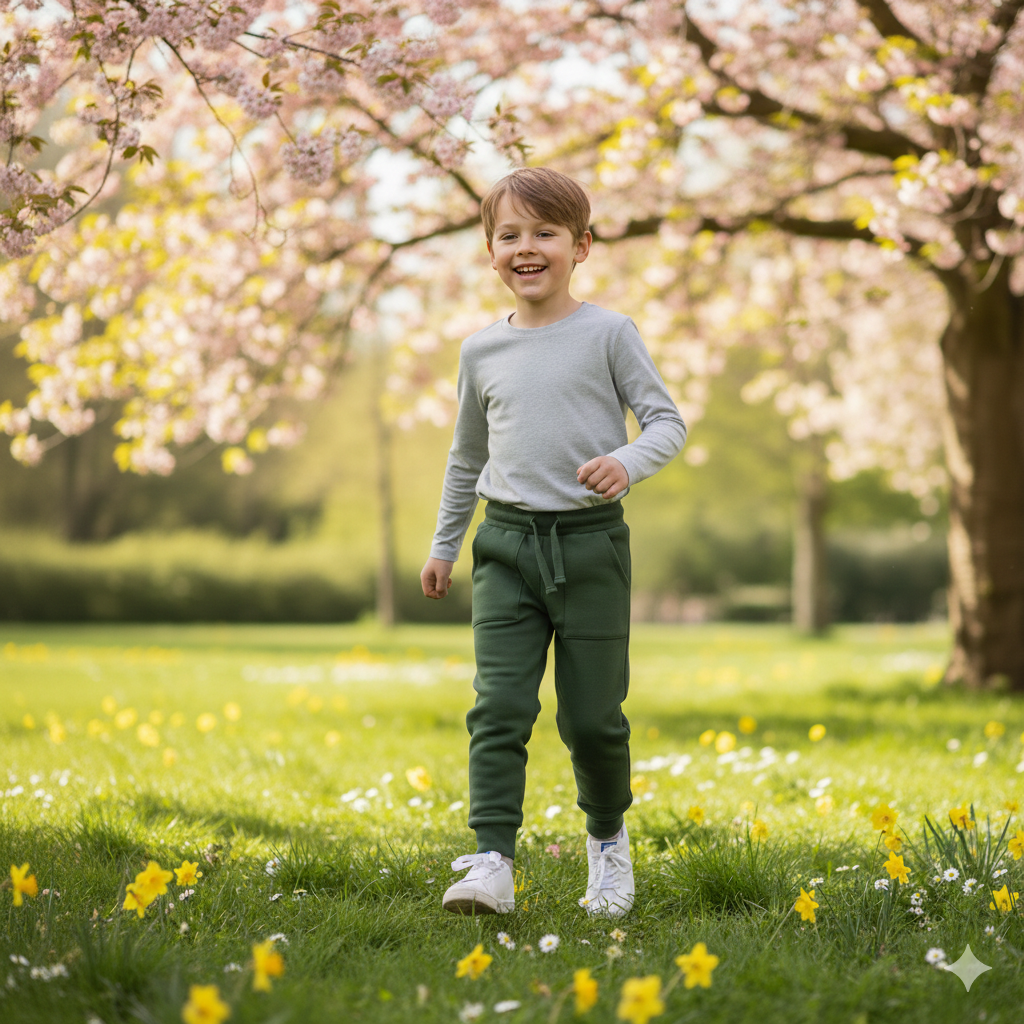 Pantalón Deportivo con Cintura de Goma Niño