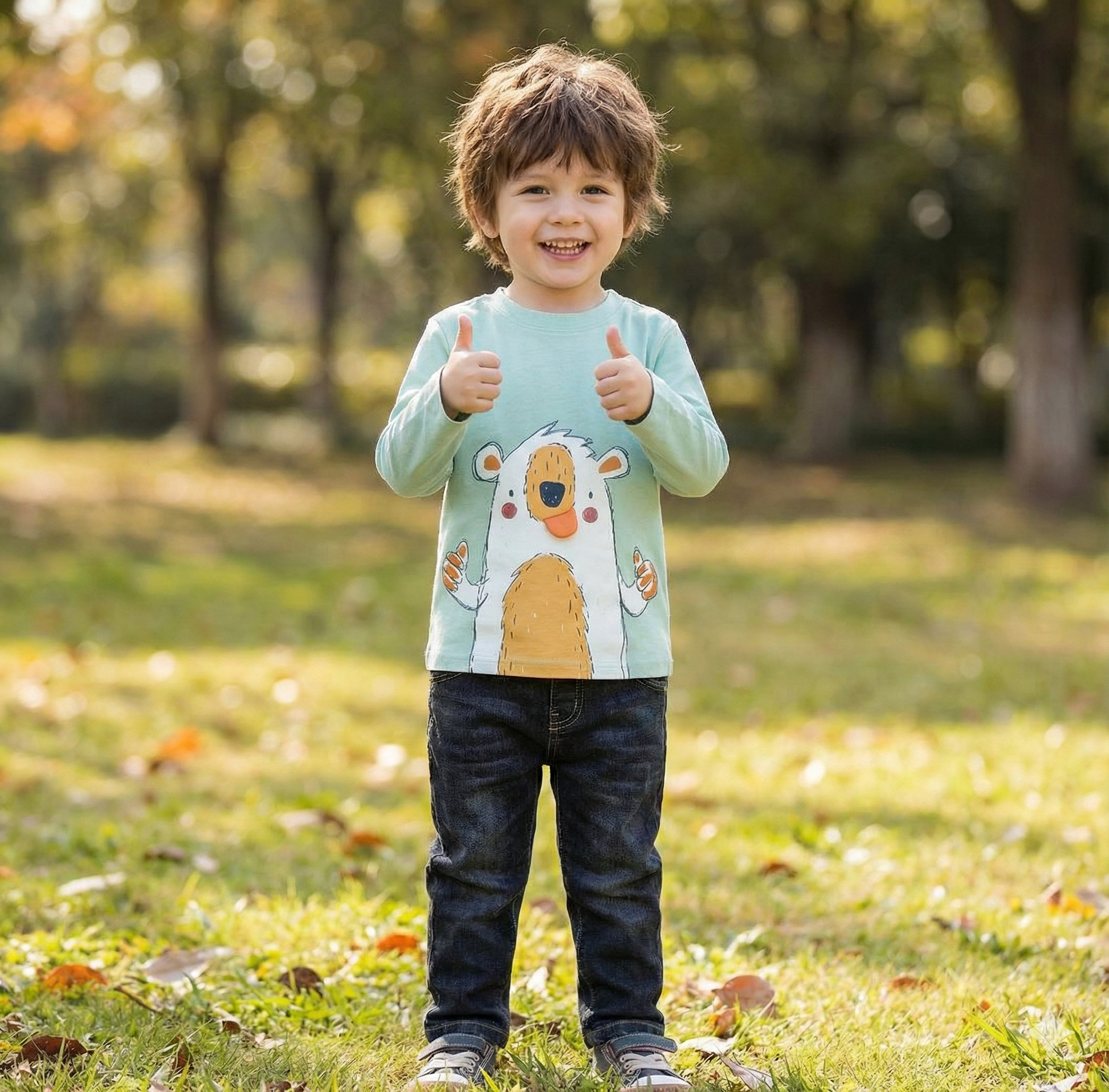Camiseta Manga Larga Y Cuello Caja