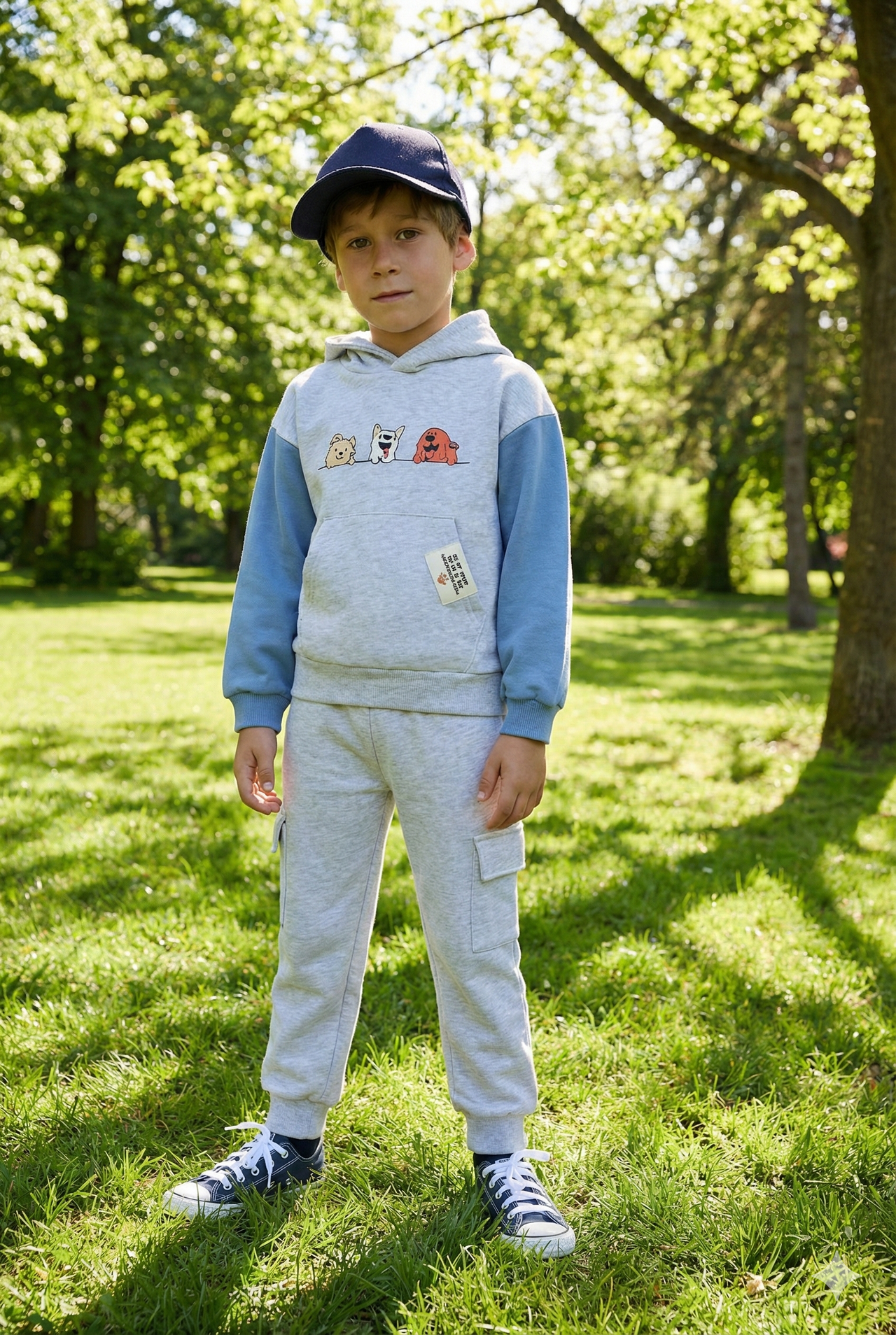 Conjunto Sudadera Con Capucha y Pantalón Niño
