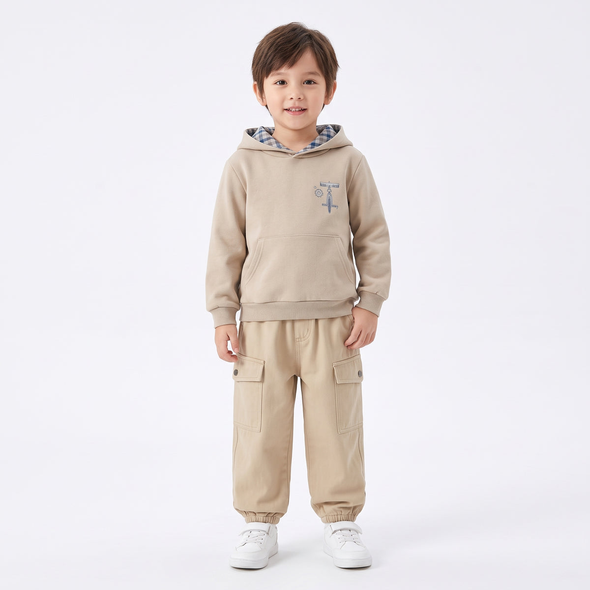 Pantalón largo cargo niño
