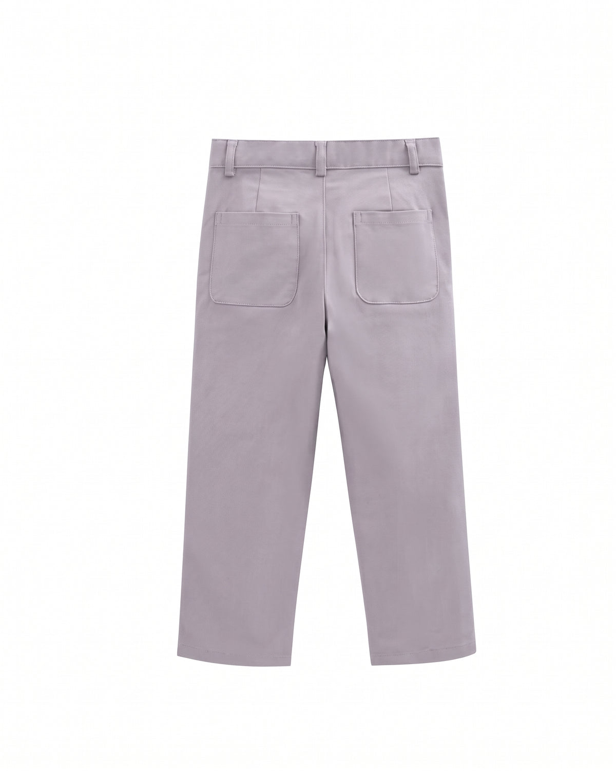Pantalón largo tipo chino gris, niño.