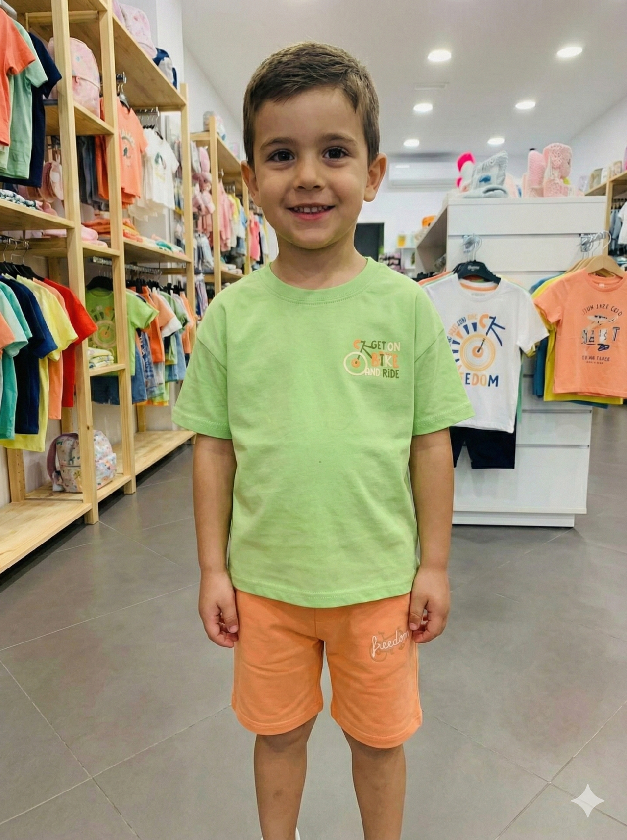 Camiseta Manga Corta De Niño