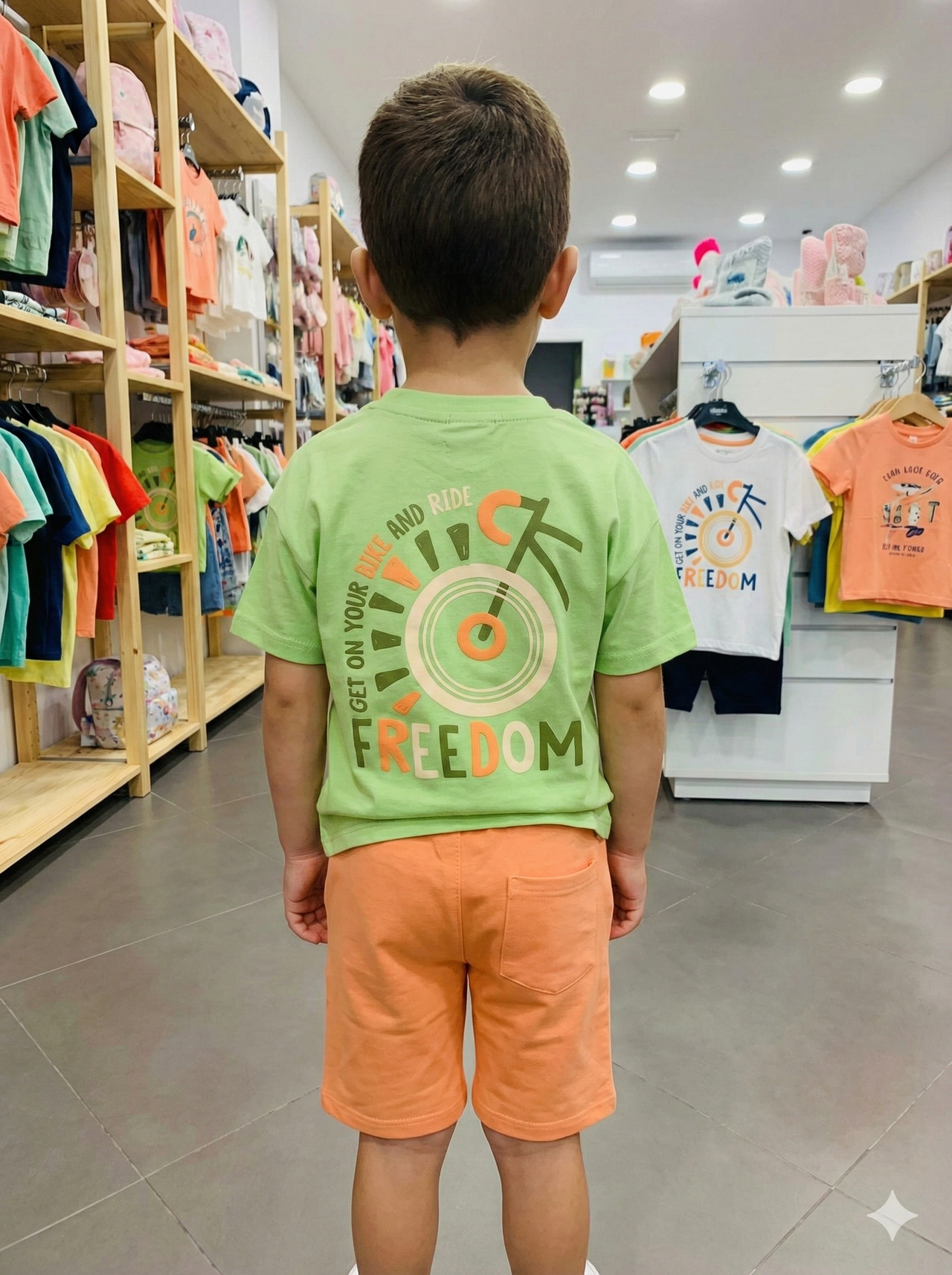 Camiseta Manga Corta De Niño