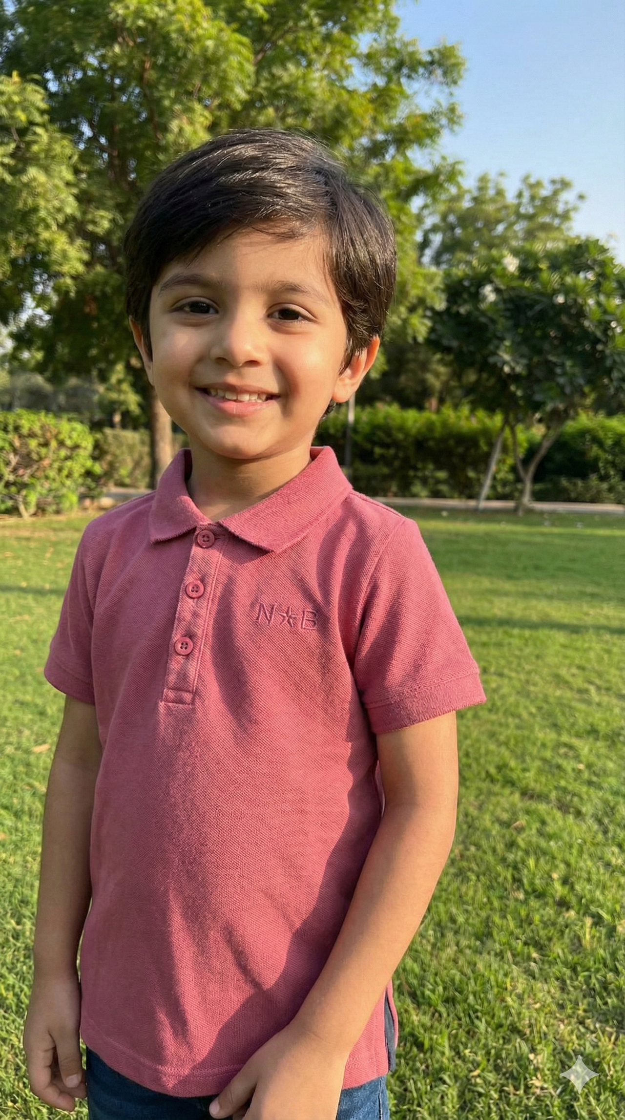 Polo Manga Corta Niño