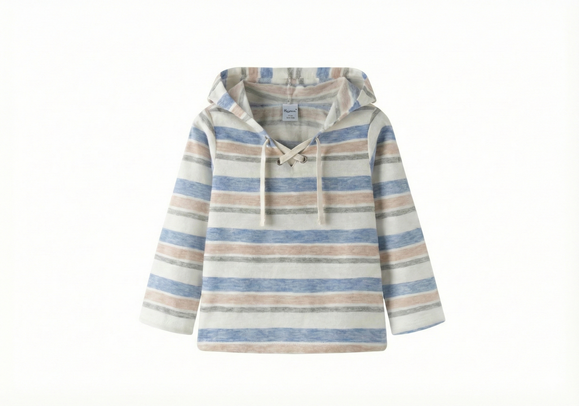 Camisa Capucha Rayas