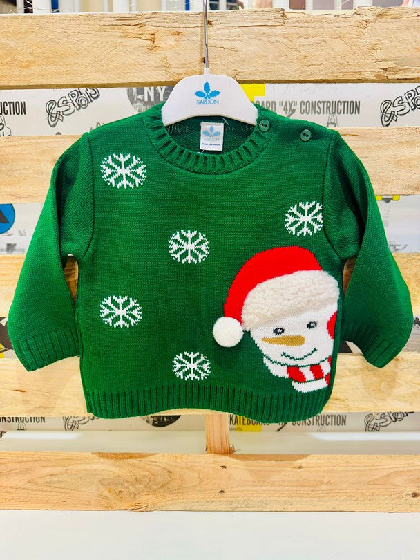 Jersey Punto Muñeco De Nieve