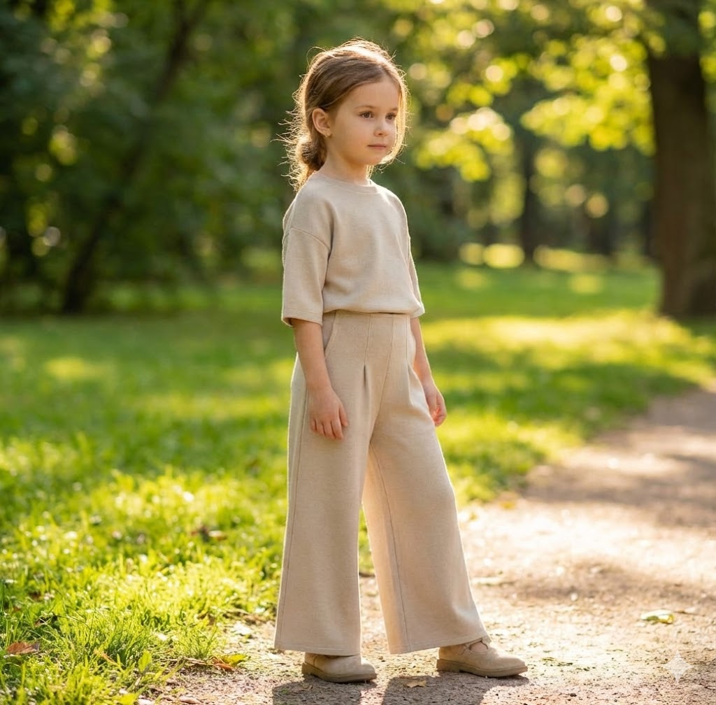 Pantalón Culotte De Punto Niña