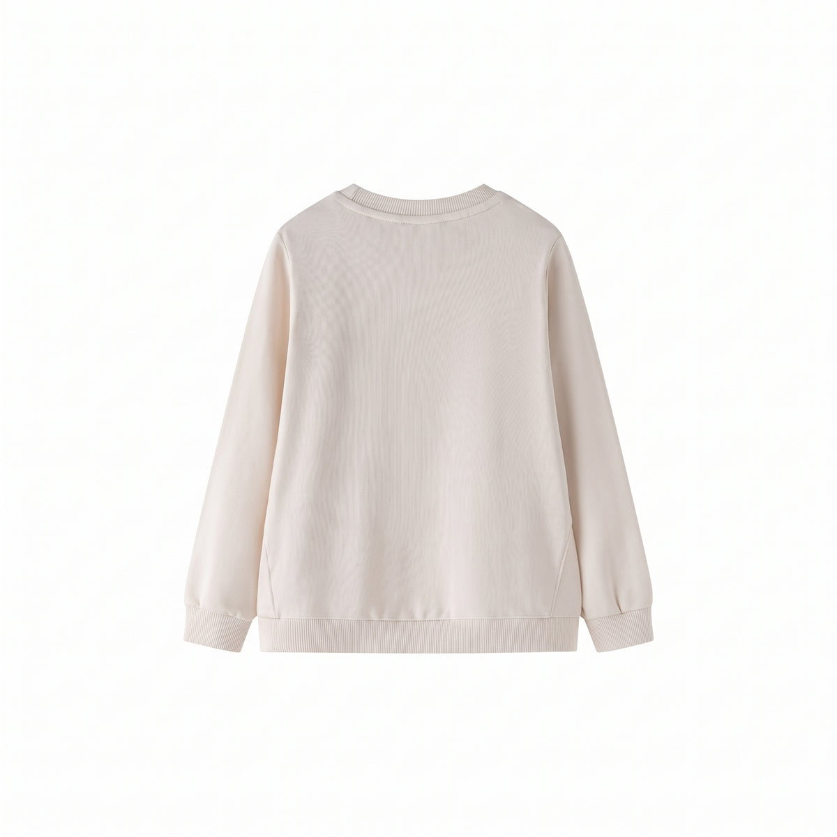 Sudadera con detalle lazo cuadros, beige niña.