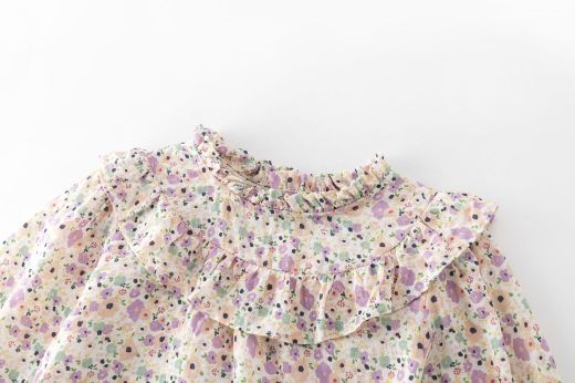 Blusa Estampada Detalle Flores