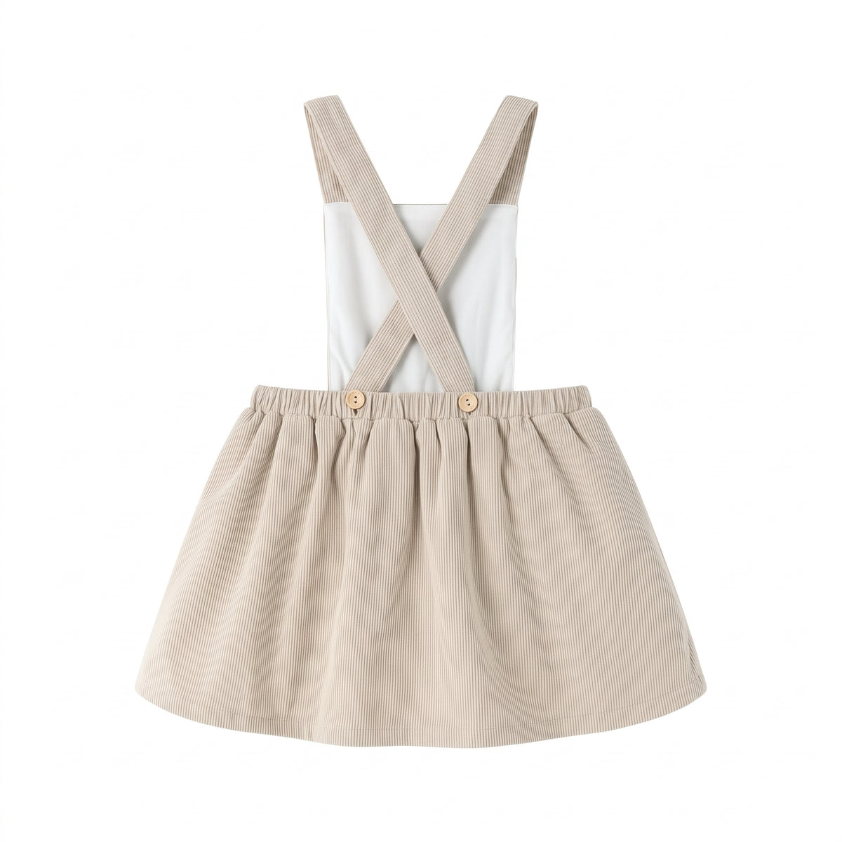 Vestido pichi micropana bordado frontal bebé y niña