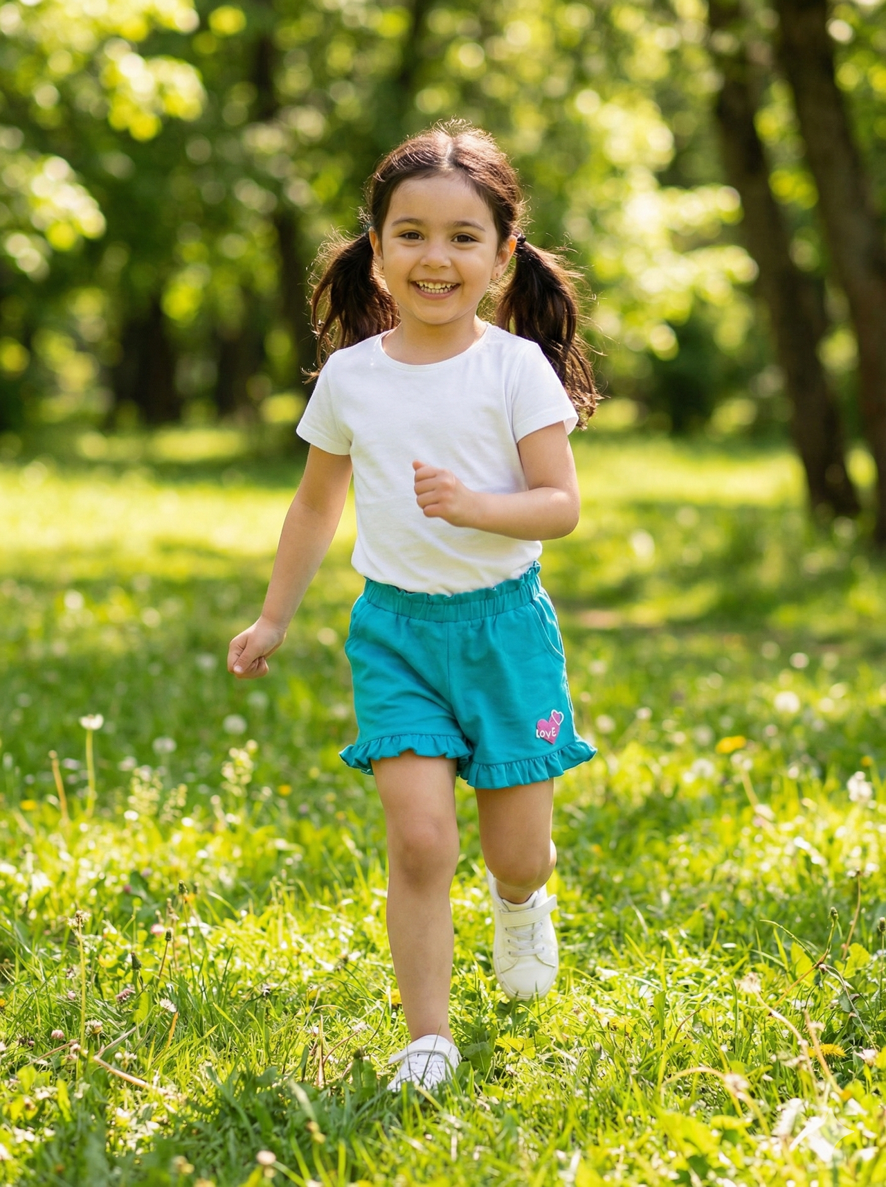 Pantalón Corto De Punto Niña