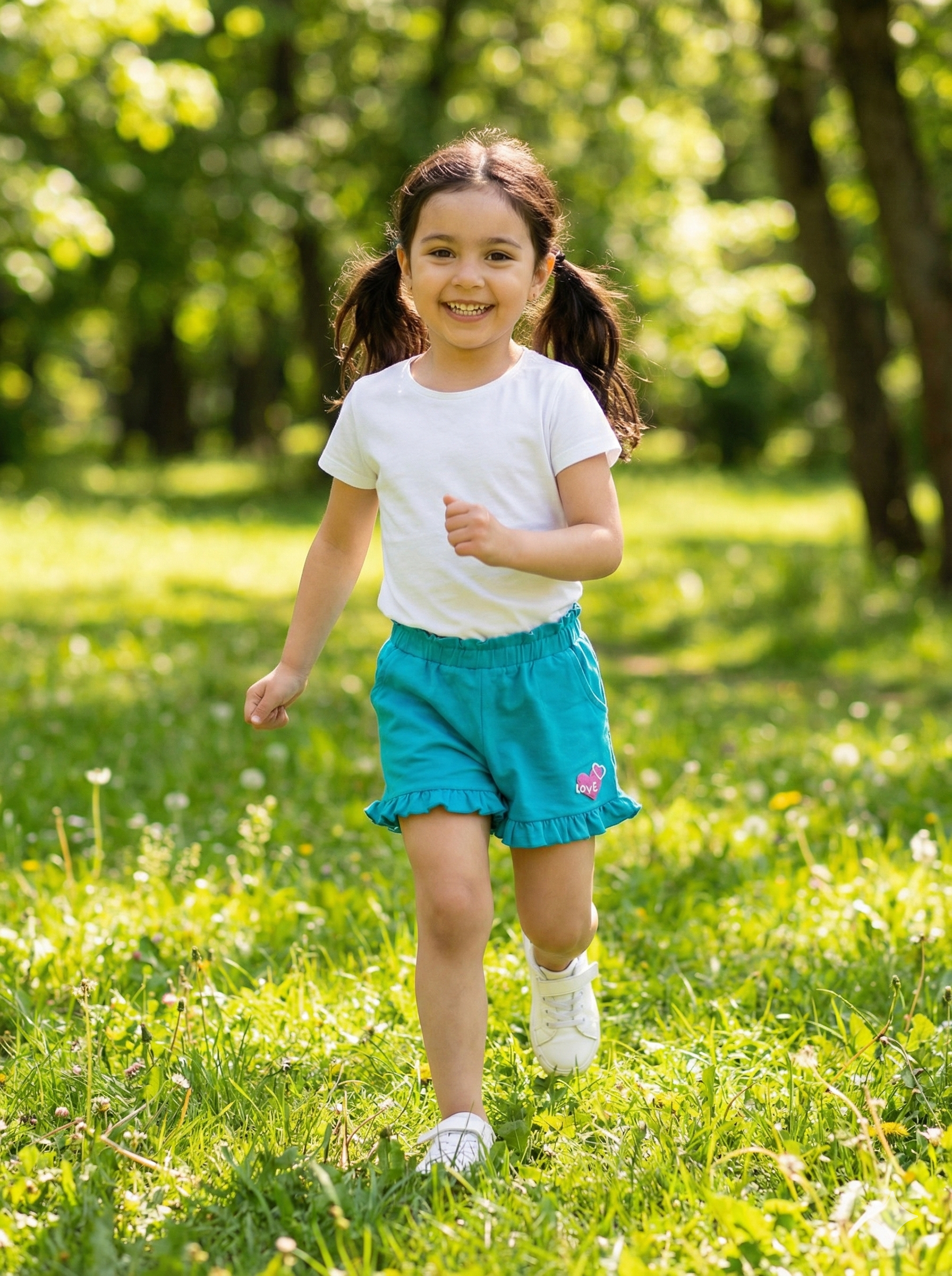 Pantalón Corto De Punto Niña