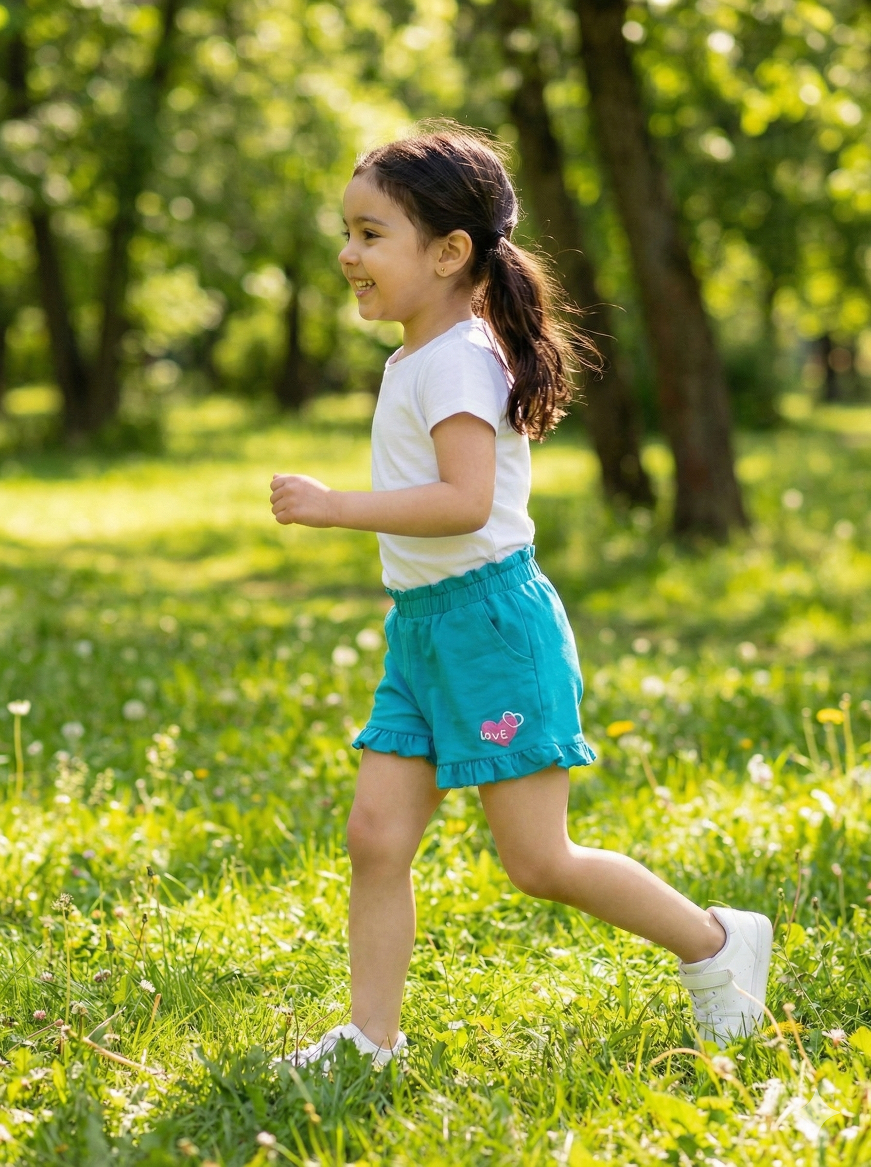 Pantalón Corto De Punto Niña