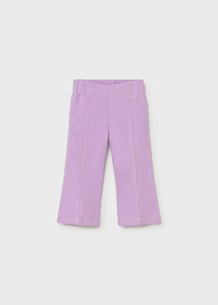 Leggings flared punto sarga