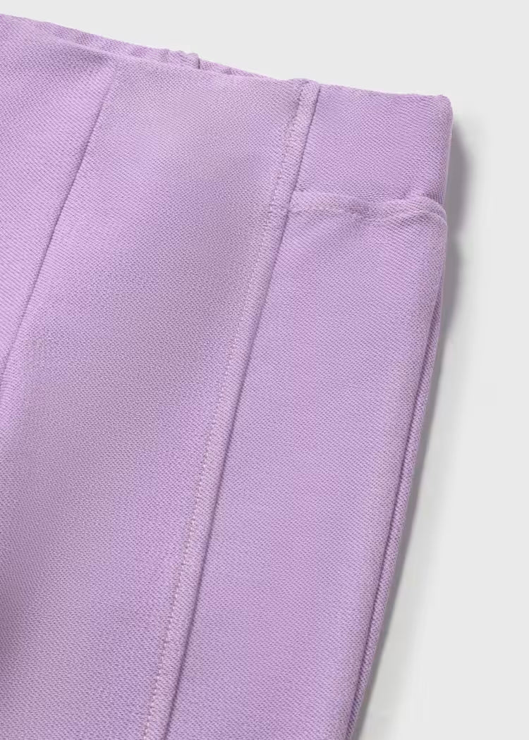 Leggings flared punto sarga