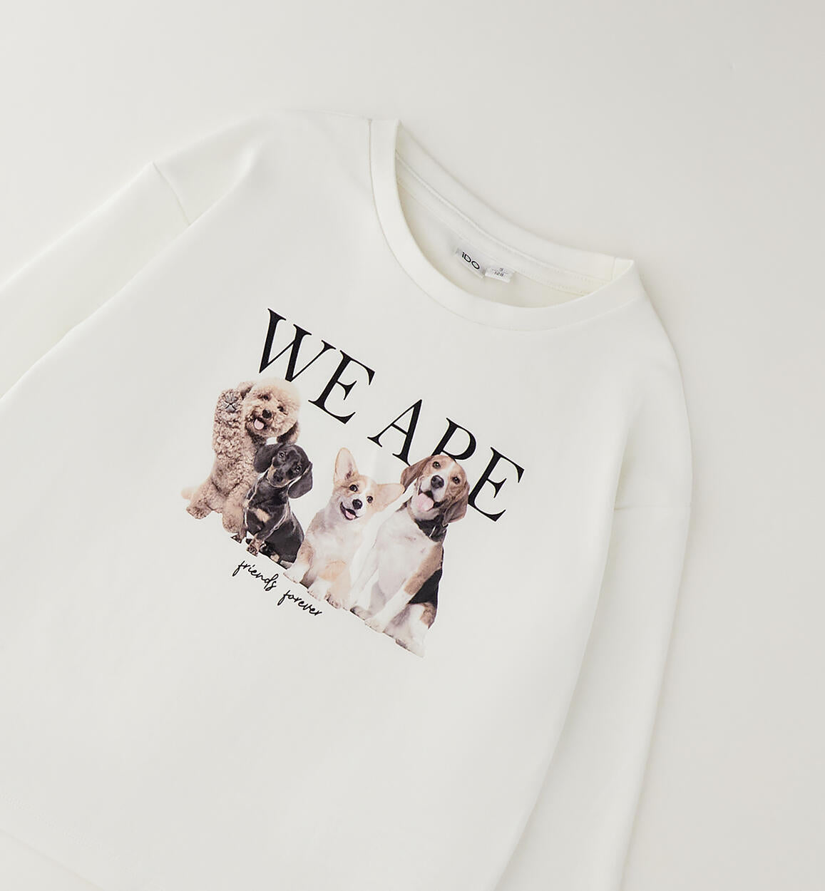 Camiseta manga larga estampado perritos