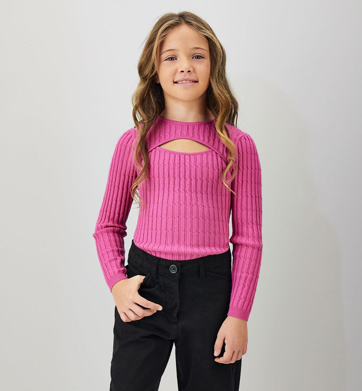 Jersey de punto cut-out