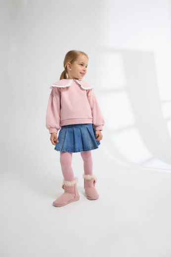 Sudadera Cuello Bordado