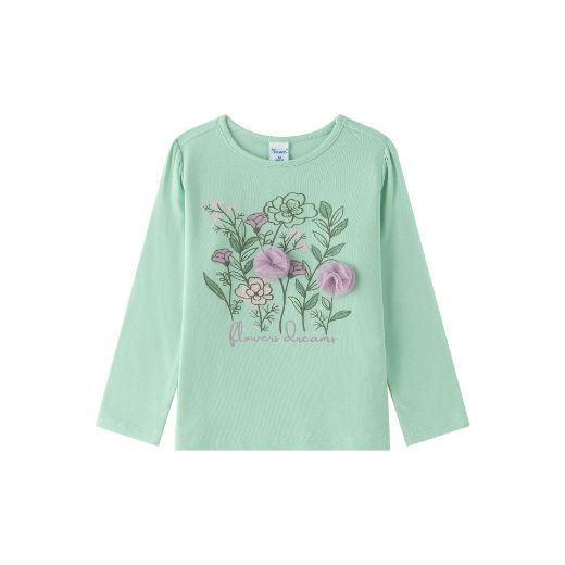 Camiseta Estampado De Flores