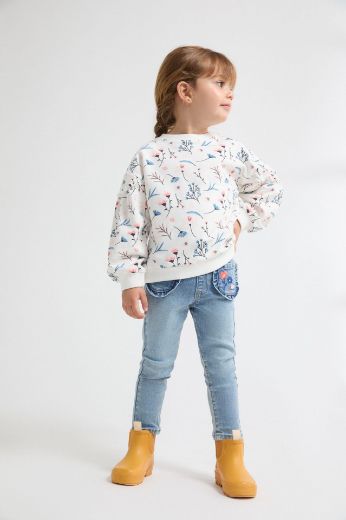 Sudadera Estampado Flores