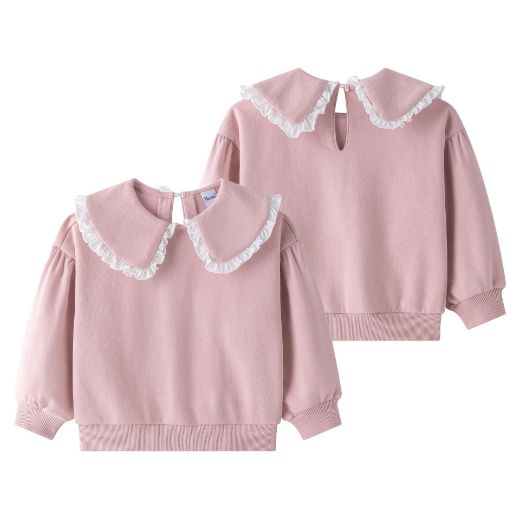 Sudadera Cuello Bordado