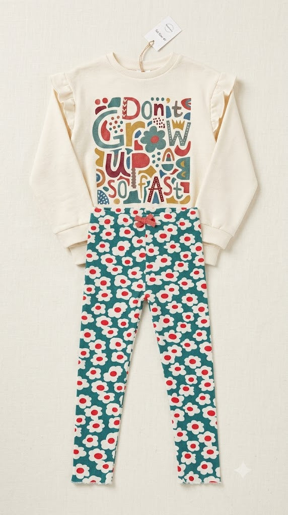 Conjunto sudadera y legguins