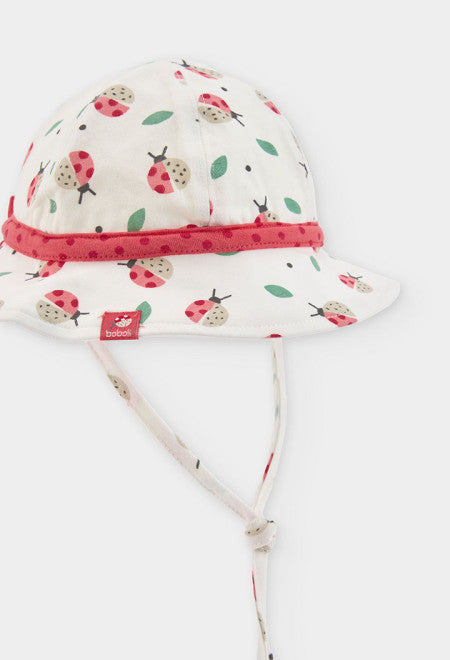 Gorro punto estampado de bebé niña