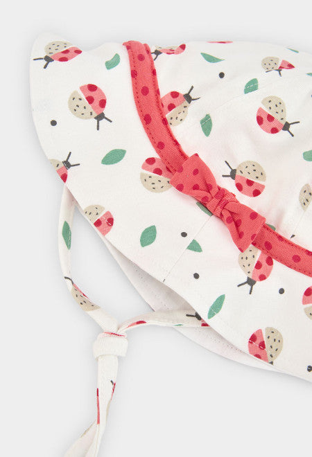 Gorro punto estampado de bebé niña