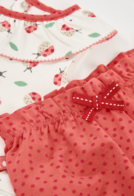 Conjunto de punto bebé niña
